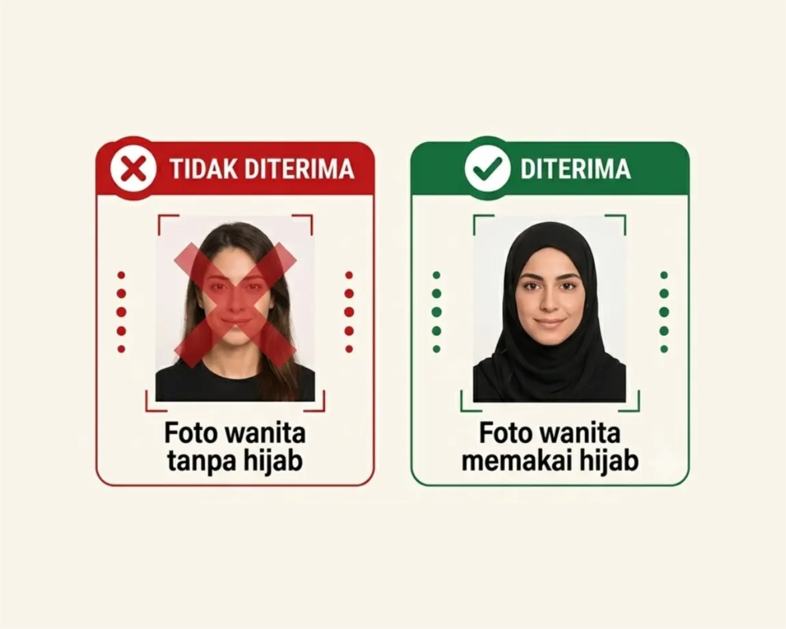Aturan Baru Nusuk: Foto Jamaah Wanita Wajib Menggunakan Hijab